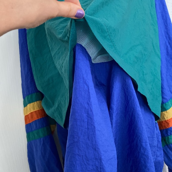 Vintage Olympics USA 80s/90s Striped Windbreaker Jacket JcPenney - Picture 7 of 9